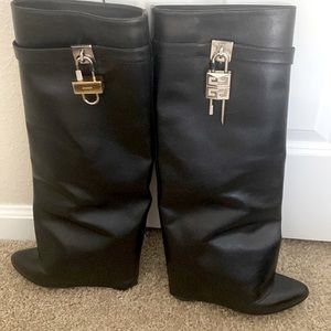 Givenchy Shark Lock Boots - used- still in good condition